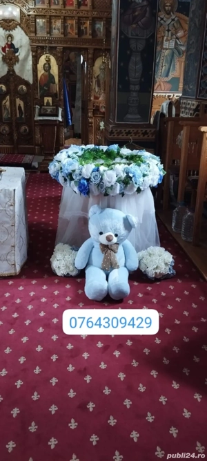 aranjamente cristelniță botez 