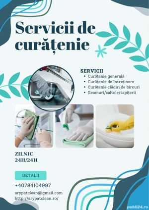 Curatenie impecabila si de incredere