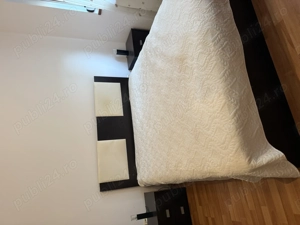 Pat culoare wenge, făcut la comandă, cu somiera 