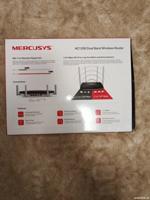 Wireles router model Mercurys AC 12 - imagine 2