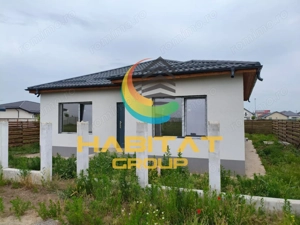 Casa pe parter – 3 camere, 2 bai, teren 349 mp - Vidra