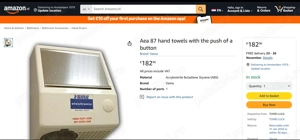 Uscator maini aer cald VAMA AEA E Super 87 cu fotocelule - imagine 5