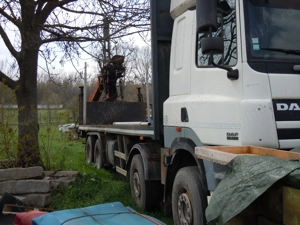 Vand DAF CF85.480, macara cu greifer, platforma 8m - imagine 3
