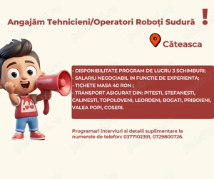 Tehnician roboti sudura - Cateasca