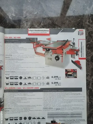 masina universala tamplarieHolzmannK5 400