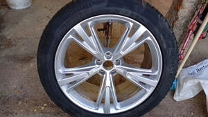 Jante Audi Q8 pe 21” cu anvelope de iarnă Continental 285/45 R21 – Stare bună - imagine 2