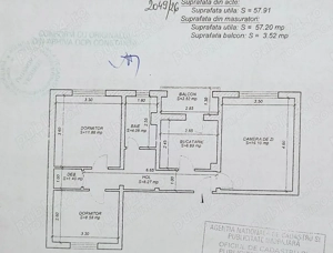 Casa de cultura-apartament 3 camere decomandat cu gaze - imagine 15