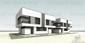 Duplex modern 4 camere in centru Chiajna