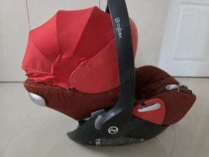 Scoică auto Cybex Cloud Q platinium + bază Isofix Cybex Q-fix