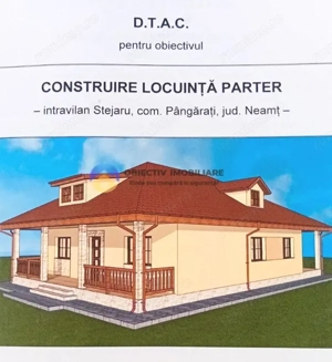 Casă PÂNGĂRAȚI la DN 15 cu vedere spre râul BISTRIȚA