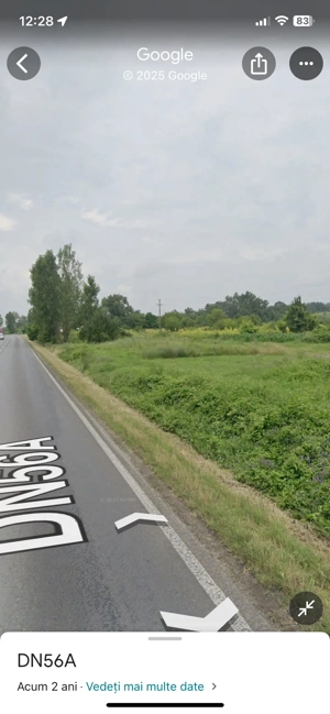 vand parcele teren hinova la DN56A