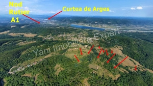 Teren de vânzare în comuna Băiculești, sat Valea lui Enache, județ Argeș.