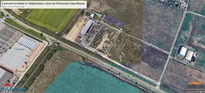 2 parcele pt.casa de 1.230mp aproape de Jumbo, vivazi de Pensiune - imagine 3