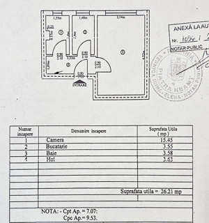 Apartament 1 camera, renovat, mobilat si utilat, parter inalt, zona Centrala - imagine 13