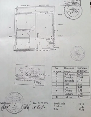 Orizont - STRADAL, Apart 2 cam decomandat, renovat, balcon lung - imagine 13