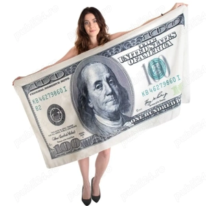 Prosop de baie pentru bogati   100 DOLLAR
