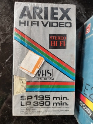 Casete video VHS BASF, ARIEX goale 3 h si 4 h - imagine 4