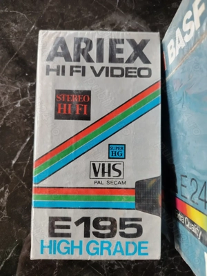 Casete video VHS BASF, ARIEX goale 3 h si 4 h - imagine 3