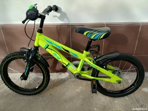Bicicleta de băieți Din Aluminiu Roți Pe 16 Inch Puțin Folosită Ca Nouă Calitate Germană 