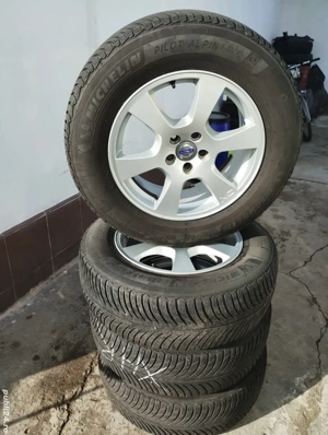 4 Roti Jeep Volvo XC60 De Iarna Michelin Alpin 235/65/17,DOT 2022, Impecabile Originale!!  