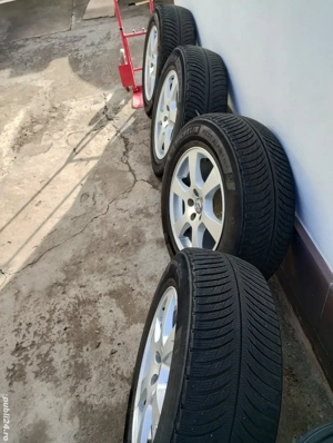 4 Roti Jeep Volvo XC60 De Iarna Michelin Alpin 235/65/17,DOT 2022, Impecabile Originale!!   - imagine 8