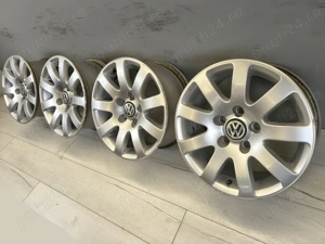Jante VW 5x112 R15 Passat, Golf, Bora, New Beetle; Skoda, Seat, Audi - imagine 7