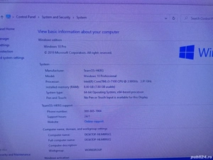 Vând un calculator Fujitsu P757, echipat cu procesor i3 7100 de 3.7 GHz, 8 GB de memorie RAM DDR4 și - imagine 3