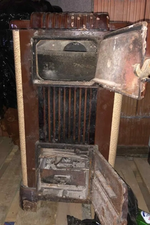 Soba cu Plita Casa emaliata din fonta 