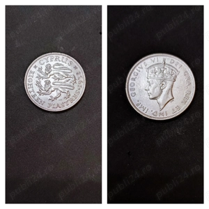 Moneda argint 18 Piastres, CIPRU, 1938