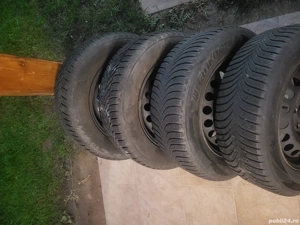 Anvelope iarna cu jante tabla 195/65/R15 Golf Skoda Seat - imagine 3