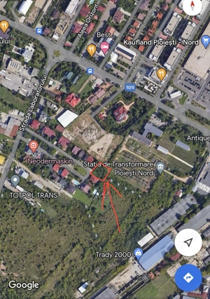 Teren intravilan de vanzare pentru constructie- zona rezidentiala ,utilitati aproape 