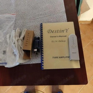 Amplificator Destiny cu tuburi "EL34 de luxe"  2X50W telecomanda - imagine 5