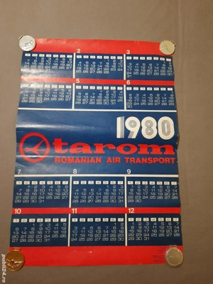 Afis vechi de colectie,Tarom