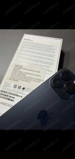 Vand iphone 15 pro max 512 gb  - imagine 2