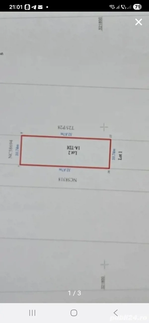 Vand teren pallady glina 353 mp  regim tehnic cut 1.05 ,pot 30% ,h 10m pret 35000