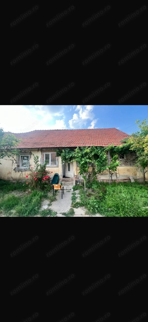 Teren + casa veche la 19 KM DE TIMISOARAcu toate utilitatile pe suprafata parcelei in zona linistita - imagine 4