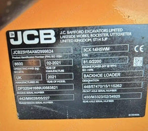 Buldoescavator JCB 3CX Sitemaster ECO 220 H Ofer testare transport - imagine 12