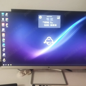 Monitor LED IPS HP 27", FHD, HDMI, Argintiu, 27FW - imagine 2