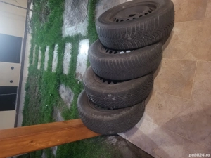 Anvelope iarna cu jante tabla 195/65/R15 Golf Skoda Seat - imagine 5