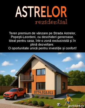 Teren de vânzare - Astrelor  - Popești-Leordeni  - imagine 8