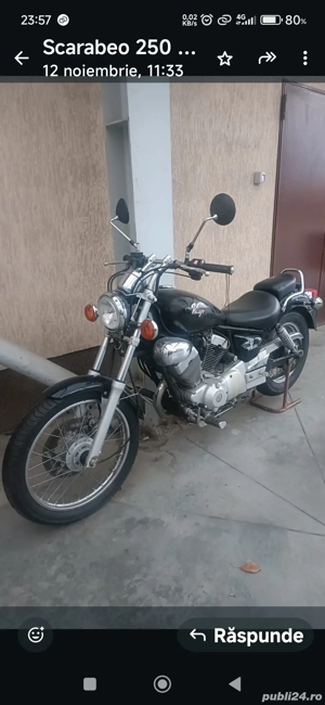 Yamaha virago la schimb sau vând 