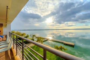 Mamaia 3 camere lux terasă cu vedere frontala la lac parcare subterana