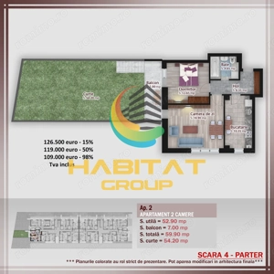 Theodor Pallady-2 camere 59.9 mp cu o gradina de 54.2 mp - imagine 8