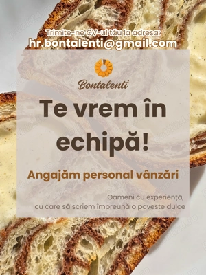 Bontalenti angajează personal vânzări 