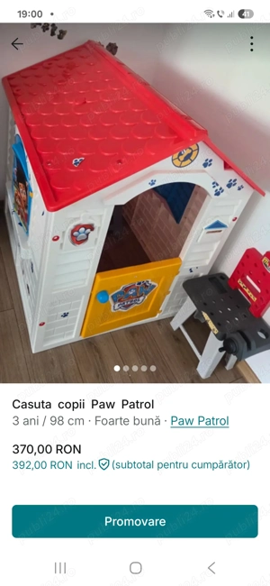 Casuta copii Paw Patrol