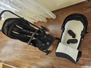 Pachet 2 in 1 Cybex Gold Eezy S Twist+ 2, 360  cu landou si adaptori cadou, Magic Black