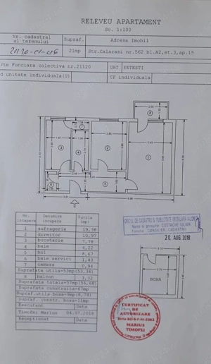 Apartament de vânzare central 