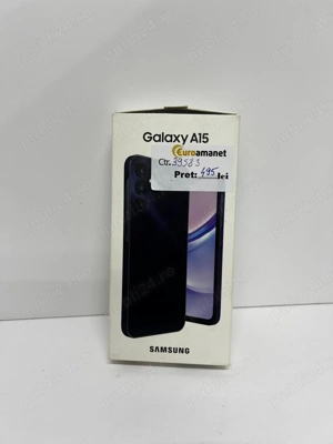 Telefon mobil Samsung Galaxy A15, Dual SIM, 4GB RAM, 128GB -I-