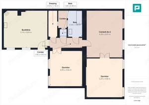 Apartament 3 camere, central. - imagine 12