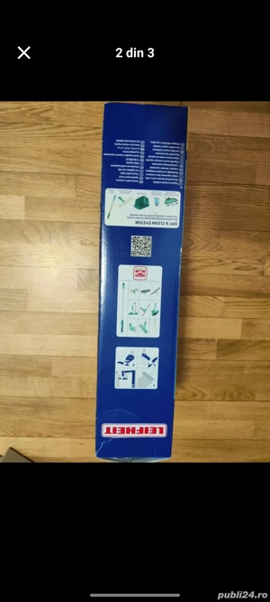 Set aspirator geam Dry&Clean autonomie 38 minute